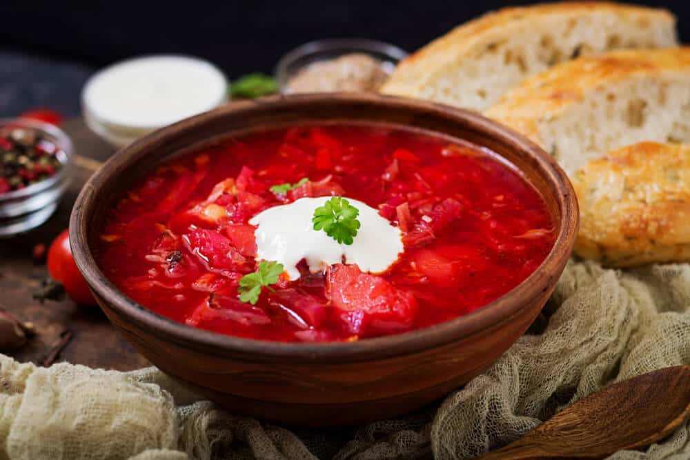Beet borscht | Ukrainian recipes - for a tasty life