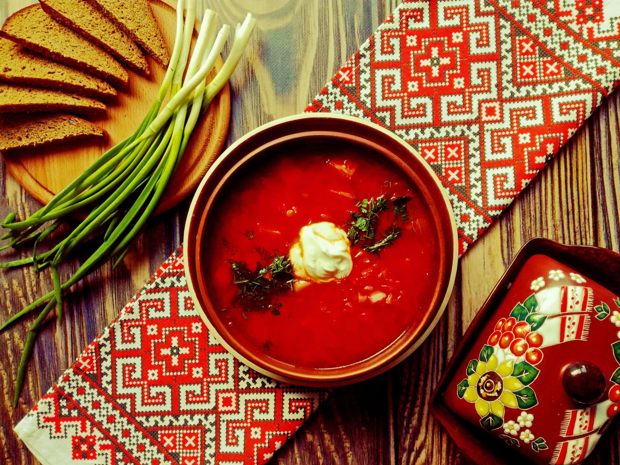 Vegetarian borscht Ukrainian recipes for a tasty life