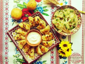 Ukrainian potato pierogi