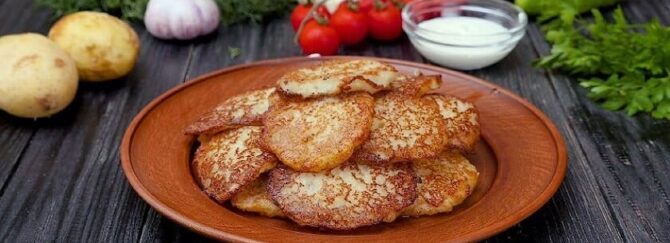 Deruny (potato pancakes)