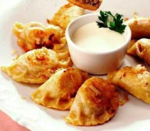 Varenyky with potato filling