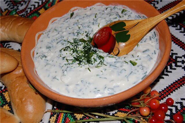 Traditional Ukrainian appetizer – Machanka