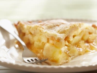 Pie with apple jam