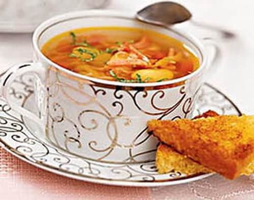Fish soup for children