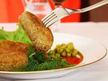 Beef and potato cutlets