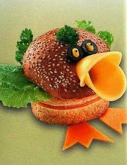Funny sandwich “Duck”