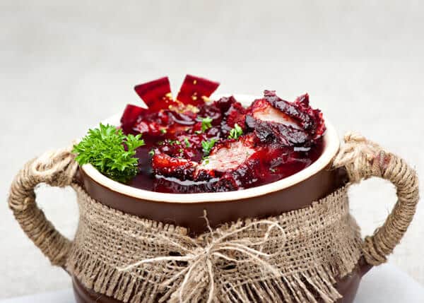 Pork with beetroot – Shpundra