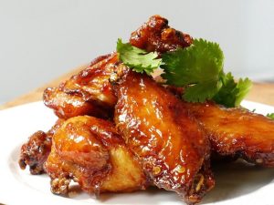 Honey chicken wings