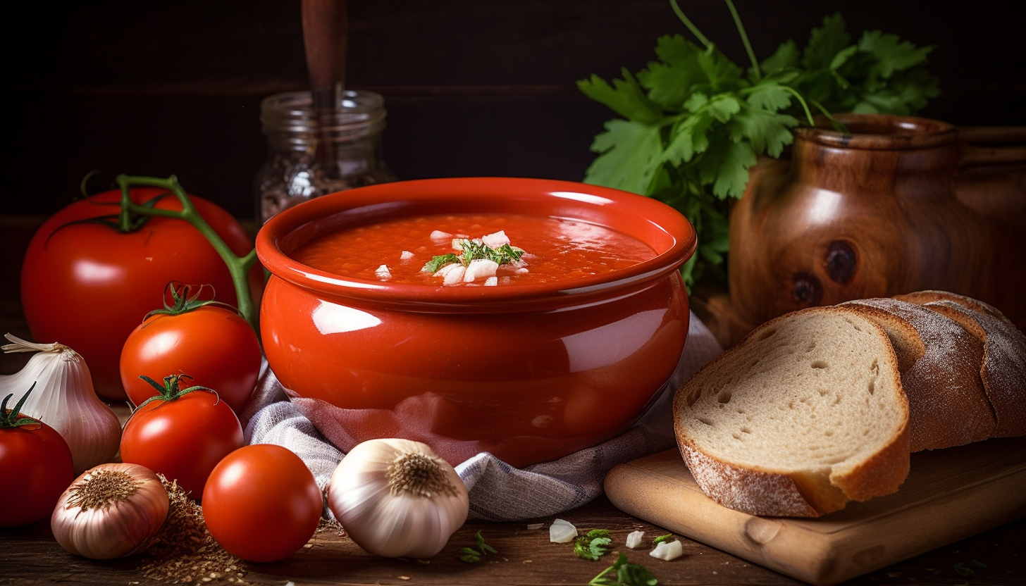 Cold Ukrainian soup with tomatoes | Ukrainian recipes