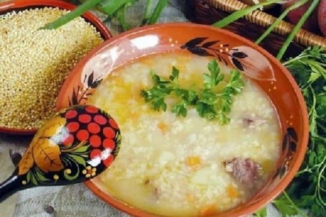 Ukrainian fish soup Shcherba