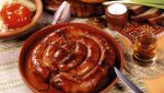 Turkey sausage with coriander and nutmeg