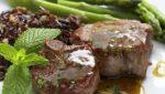 Baked mutton in red wine marinade
