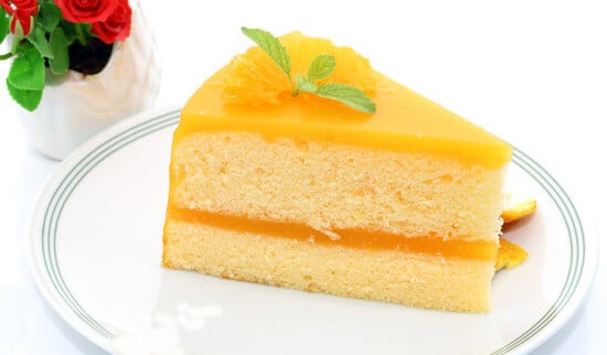 Orange curd cake | Ukrainian recipes