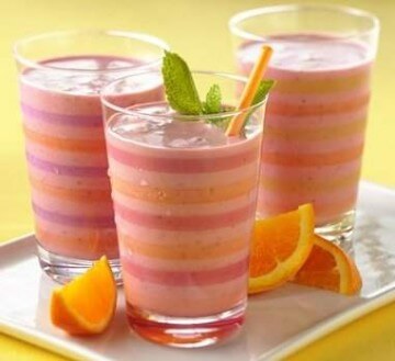Citrus fruit smoothie