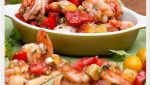 Shrimp and vegetable salad