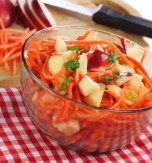 Carrot, Apple, and Walnut Salad