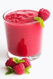 Raspberry and melon smoothie