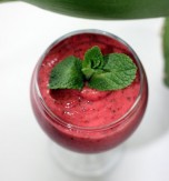 Strawberry, Banana, and Mint Smoothie