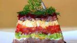 Herring and vegetable salad
