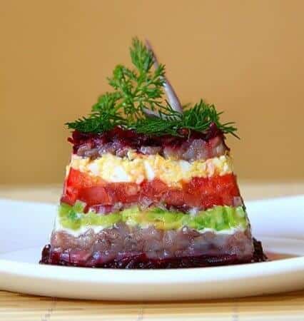 Herring and Vegetable Salad