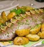 Roasted Mackerel and Potatoes