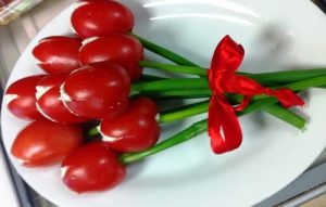 Appetizer ‘Tomato Tulips’