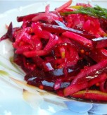 Carrot and Beetroot Salad with Lemon Oil Dressing