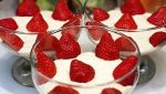 Strawberry and cream dessert