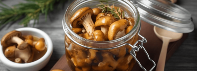 Marinated Honey Mushrooms