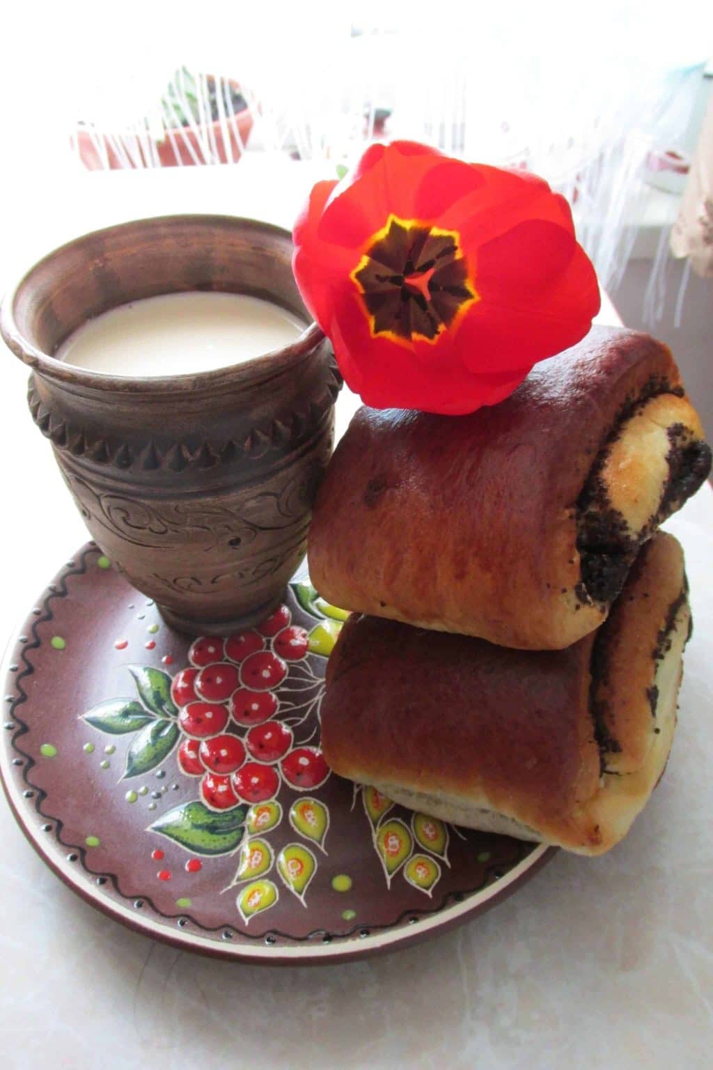 Poppy seed buns Ukrainian recipes