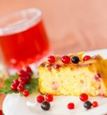Cheese Babka (Cheese Cake) with Red Currants