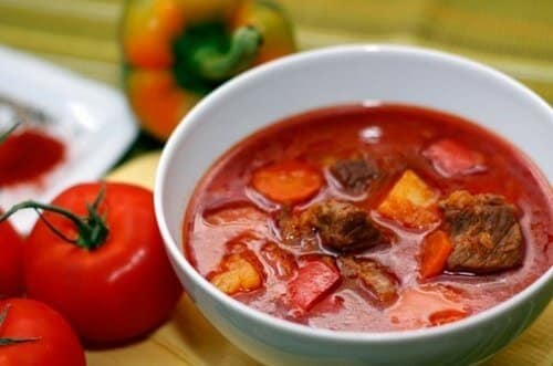 Beef and Potato Soup (Carpathian Recipe)