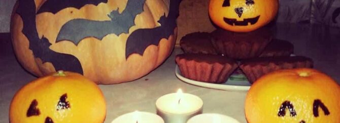Chocolate pumpkin cupcakes