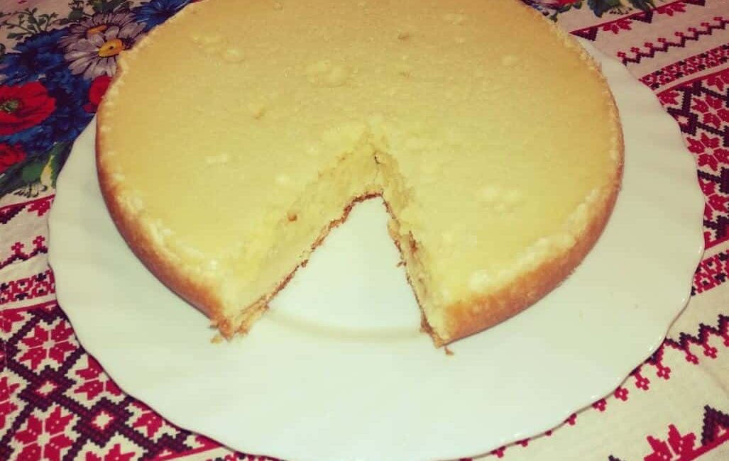 Sponge cake with vanilla