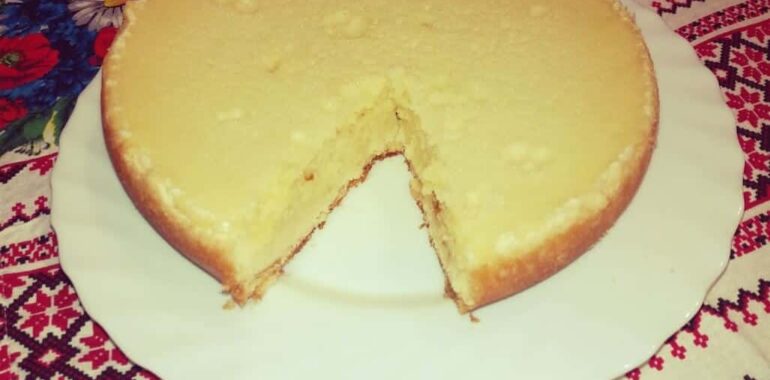 Vanilla sponge cake