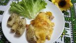 Oven baked pork chops with pineapple