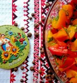 Red and yellow tomato salad – Easy side dish that is bound to become a fall favorite