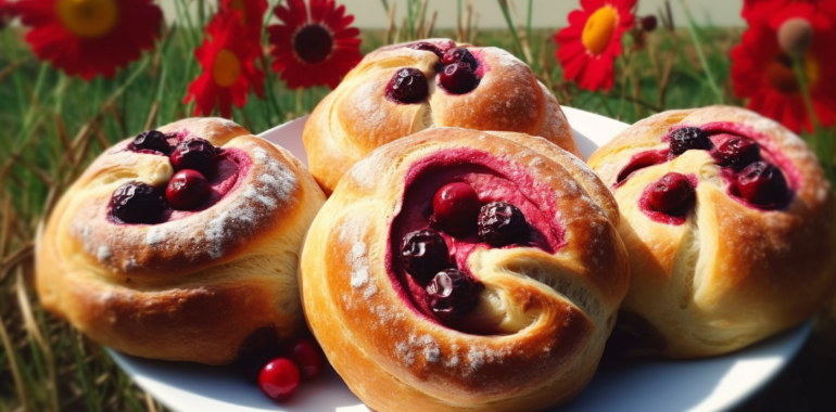 Cherry buns – Enjoy summer to the fullest