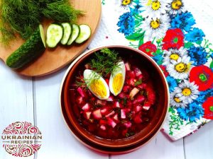 Chilled beetroot soup
