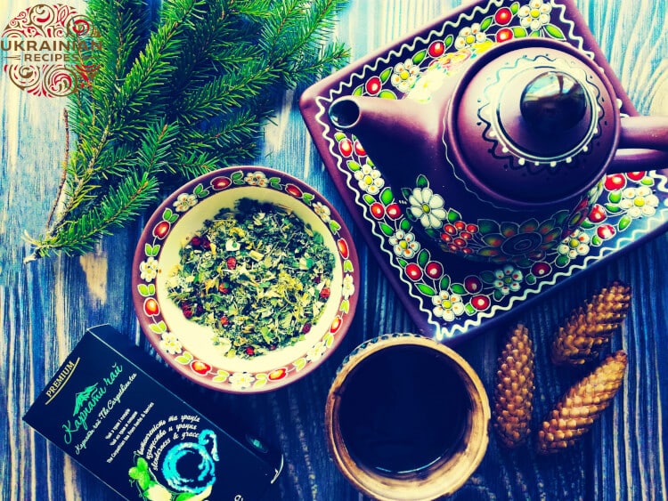 Carpathian herbal berry tea