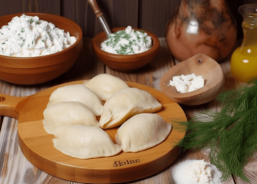 Dumplings with cheese