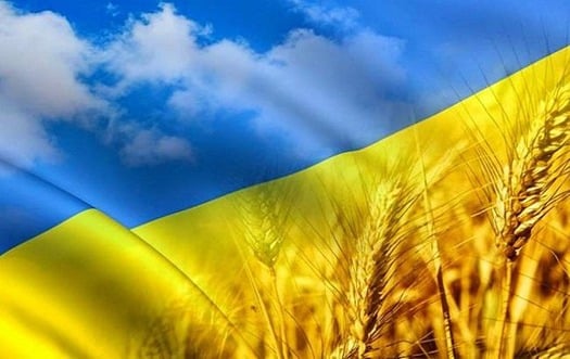 The symbolism of colors of the Ukrainian flag