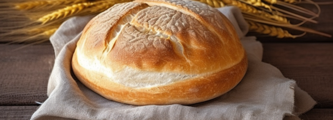 Traditional Ukrainian bread palianytsia
