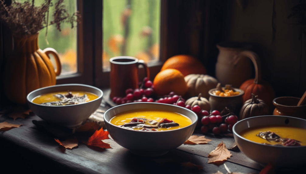 Ukrainian autumn dishes