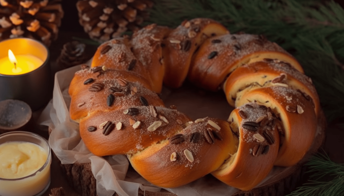 Ukrainian Christmas bread